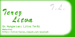 terez litva business card